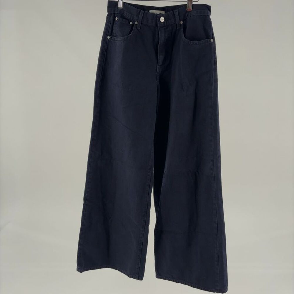 TWP Tiny dancer night sky Wide Leg Jeans in Navy Blue size 26